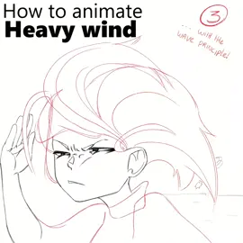 Dropping the last tutorial about hair 👀 How to animate hair in heavy wind! Hope my tutorials are helpful! #animetiktok #animationtutorial #animations #animation #tutorial #animegirl 