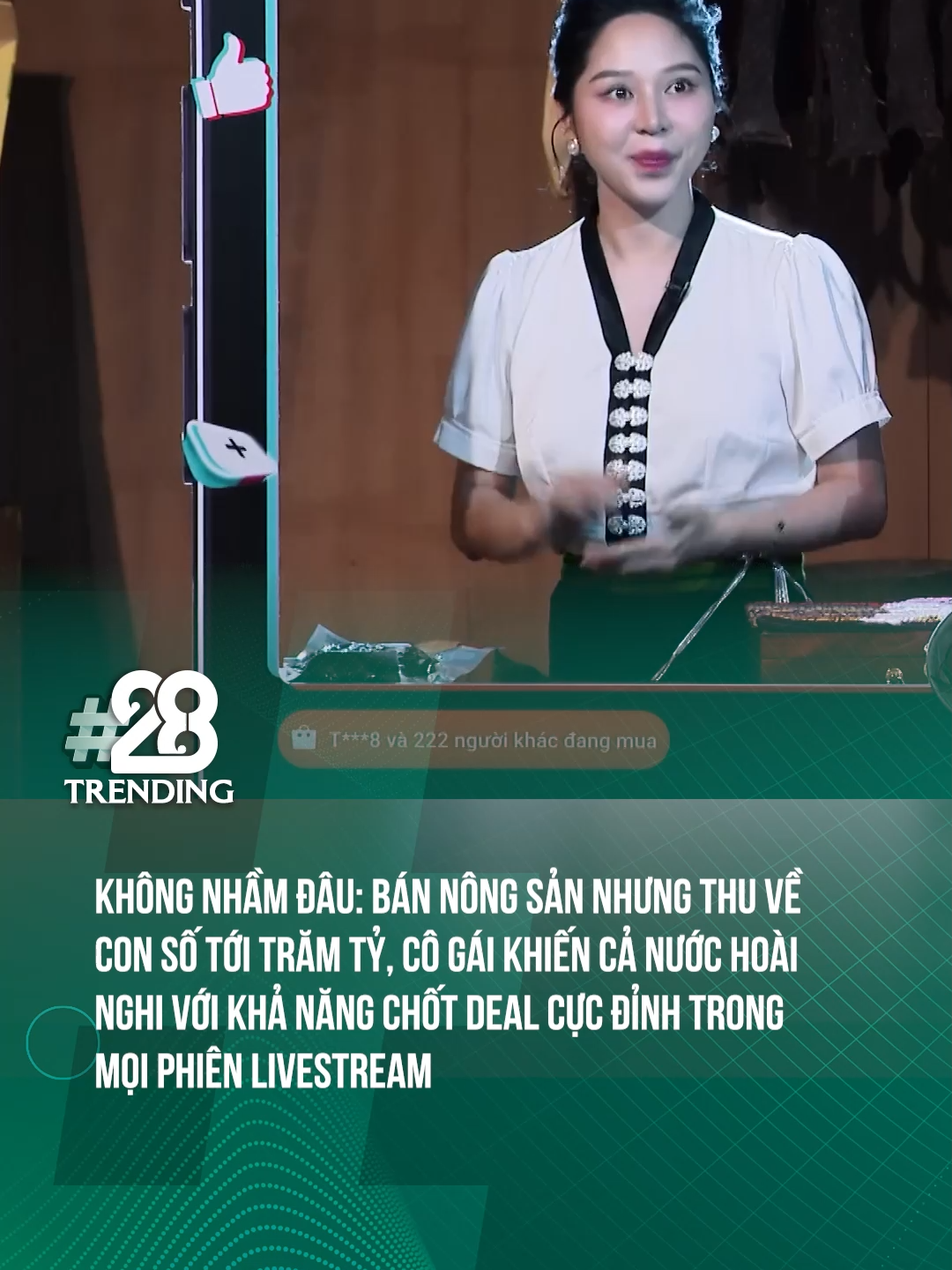 THẬT KHÓ TIN BÁN NÔNG SẢN MÀ CÓ CẢ 100 TỶ #HuyenHuho #theanh28 #theanh28trending #tiktoknews