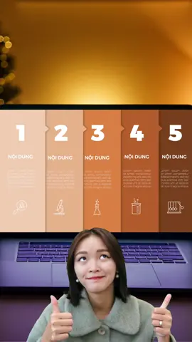 Thiết kế slide hiệu ứng 5 bước ấn tượng, mượt mà 😄 #teachersgo #doquyen #elearning #powerpoint #giaovien 