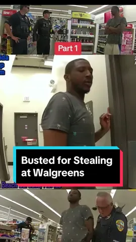 Busted for Stealing at Walgreens #cops #copsoftiktok #police #policeofficer #arrest #jail #lawenforcement #foryoupage #viral #bodycamfootage #flyp #usa 