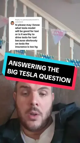 Replying to @jummanabedin615 I would say yes to a Tesla as a taxi but you need to bear in mind the home charge options, the range, the boot space and definitely the insurance costs. #uberdriver #taxi #taxidriver #uber #ubereats #carsoftiktok #cars #tesla #electricvehicle #electric #ev #evcharging 