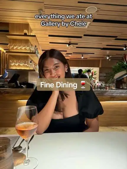 Nagpanggap lang kami na sosyal for one night… tapos balik na ulit sa tusok-tusok sa gedli. Nyahaha! Sarap tho and na-motivate kami kumayod para makatikim ng iba pang tasting menu. 😝 #finedining #dinnerdate #gallerybychefchele #fancydinner #dateideas 