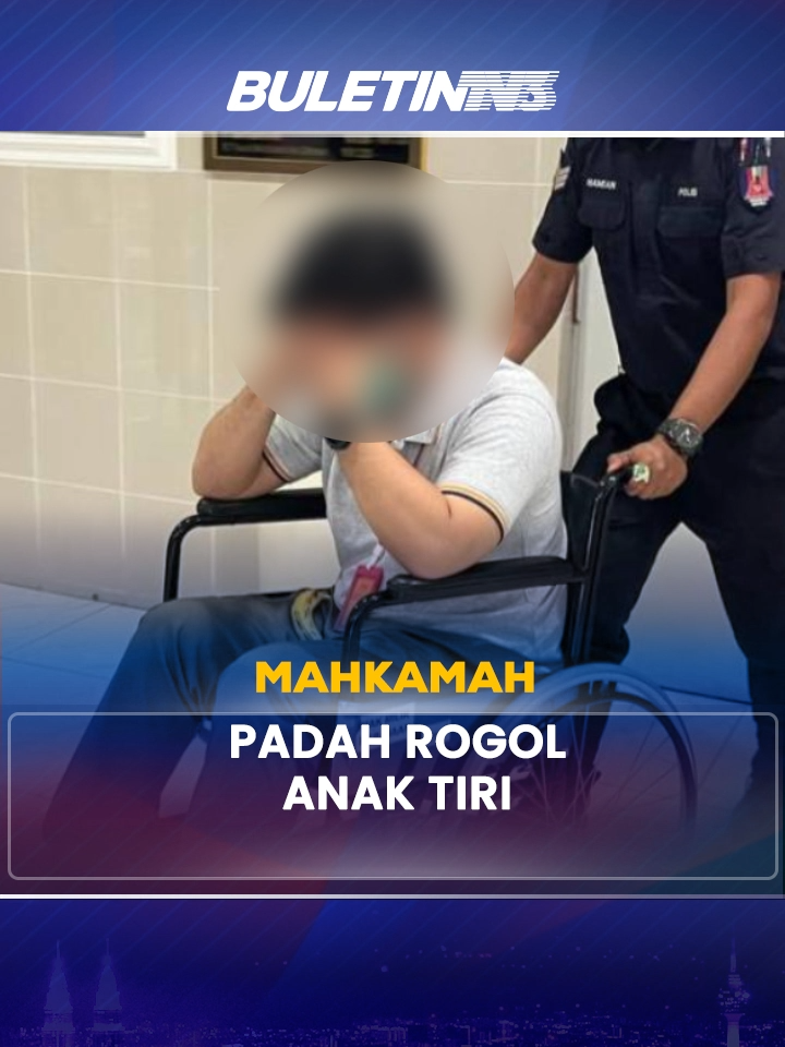 Rogol Anak Tiri, Penghantar Makanan Dipenjara 45 Tahun, 42 Sebatan #beritaditiktok #buletintv3 #mahkamah #rogolanaktiri