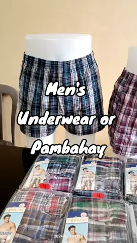Affordable Men's Underwear / Pambahay #xnoonlineshop #menswear #shorts #3n1boxershorts #menssleepwear #boxershorts #wovenboxershorts 