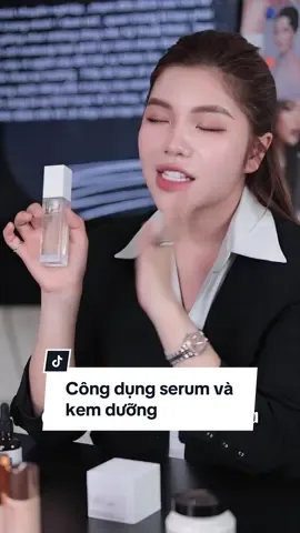 Công dụng serum và kem dưỡng #hanhlammakeup #theanh28 #LearnOnTikTok 
