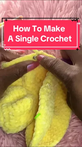 How to do a single crochet #Foryou#crochet#crochettok#crochetersoftiktok#crocheting#crocheter#crochetaddict#crochetaddiction#amigurumioftiktok#amigurumi#yarnlovers#yarntok#yarn#crochetideas#crochettutorial#crochetlearning#handmadecrochet#fyp#trending#crochetbeginner#beginnercrochet#crochetlove#crochetplushies#plushies#blackcrochetartist#crochetpattern 