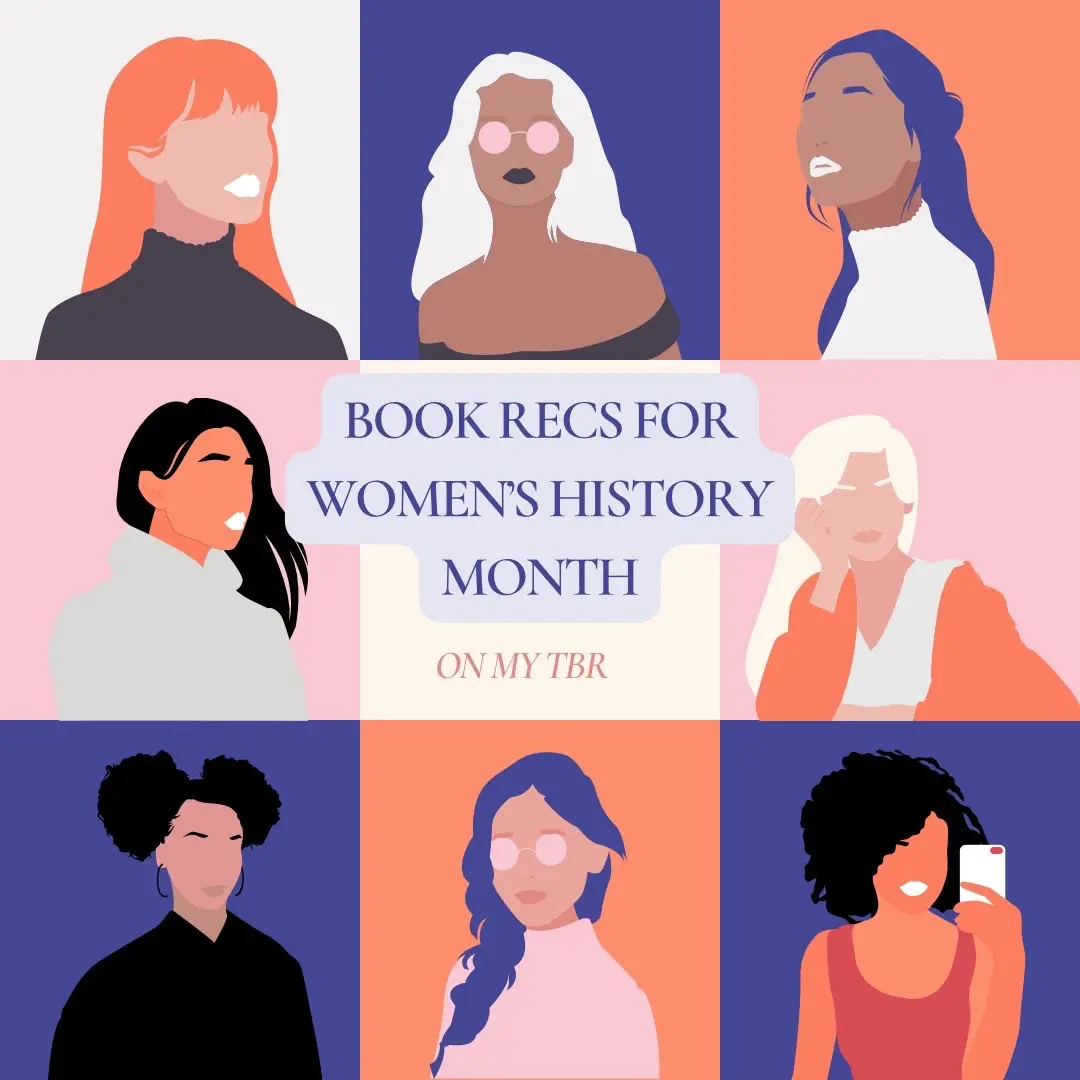 ✿if you have any recommends for me please let me know! ✿what books are you planing on reading for women’s history month? ✿fun fact i studied women studies in school 🤍 #womenhistorymonth #feminist #bookrecommendations #samantha_sahm_reads 