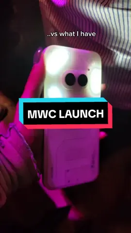 there was only ONE person who got to touch Phone (2a) at MWC and that was ME bishes #launch #techtok #nothing #phone2a #mwc2024 #mwc24 