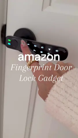 This fingerprint door lock can be used for bedrooms, garages, basements or any room that needs more privacy or safety.  You can shop my Amazon Store bio link idea list: HOME GADGETS  #amazongadgets #homegadgets #amazonhome #amazonhomefinds #gadgets #homeideas #homehacks #amazonmusthaves #amazonfinds #founditonamazon 