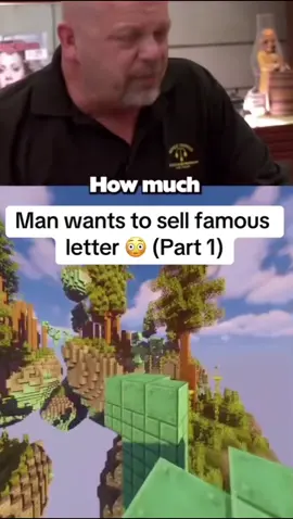 He sells famous letter😱 Part 1 #pawnshop #pawnstars #entertainment #fyp 