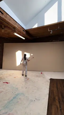 creating a frame for the largest piece ive ever painted … 10x24 feet 🥲  This piece is a part of my collection LOVE LANGUAGE. Opening evening at Sugarlift gallery March 7th 6-8pm.  #torontoartist #nycartexhibit 