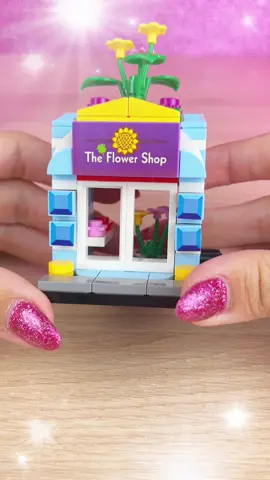 Building lego shop flower 🌸💐 #toys #satisfying #building#lego #asmrtoys 