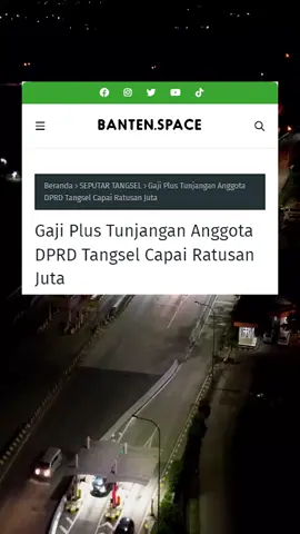 Gaji Plus Tunjangan Anggota DPRD Tangsel Capai Ratusan Juta #tangsel #tangselinfo #banten #gajidprd