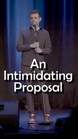 Where do we stand on a coerced proposal? Romantic or no? #relationshiphumor #crowdwork #sammorril 