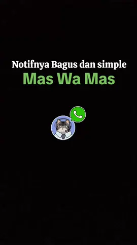 Notifikasi WhatsApp ini simple dan bagus #notif #notification #notifwhatsapp #notifications #notifwa #whatsapp #bagus #nadadering #nadapesan 