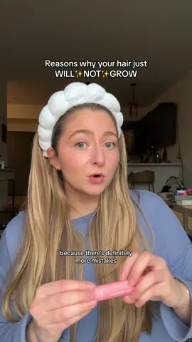 All the tea on why your hair just never grows 👏🏼✨ #hairgrowthtips #hairgrowth 