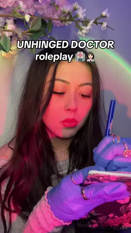 Asmr unhinged doctor roleplay #asmr #Asmr #fastasmr #fastandaggressiveasmr #asmrdoctorroleplay #asmrdoctor #asmrfunny #asmrfast #asmrfastaggressive 