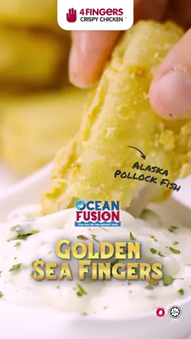 Dive into the crispy story of the sea with our all-new Golden Sea Fingers. Treat yourself to our new crispy perfection from RM12.90 - made from premium Alaska Pollock Fish.🐟💯 Available at the nearest 4Fingers today; not for long, surely not forever.⏲️ #4FingersMY #OceanFusion #CluckinCrispyChicken #KoreanFriedChicken #4FingersMalaysia #HandBrushedChicken