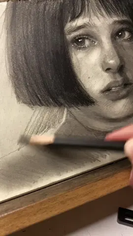 Mathilda Тг: Ratnitsina  #art #portrait #matilda #leon #natalieportman #pencilart #fyp #viral #sketchbook 