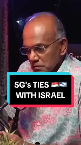 Israel helped Singapore back then, but what now? 🤔 #israel #palestine #shanmugam