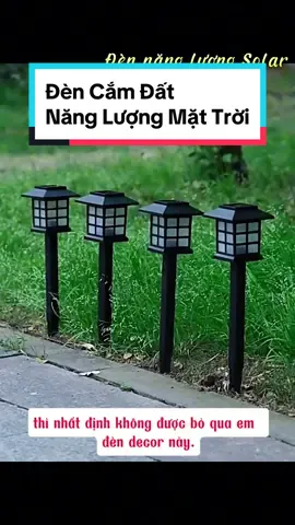 Đèn cắm đất thiết kế độc đáo sẽ làm nổi bật sân vườn nhà bạn 🥰#dennangluongmattroi #dennangluong #trangtrinhacua #trangtrinhadep #xuhuongtiktok #toptrending #decor #fyp #uytin #tietkiem 