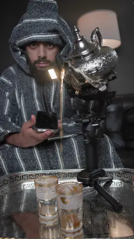Discovering a new use for the Zhiyun Crane 4 Gimbal: pouring Moroccan tea with phone precision. Who knew this versatile tool could effortlessly navigate both camera angles and delicate tea pours with such finesse? #zayadae #moroccan #مغربي #zhiyun #zhiyuncrane4