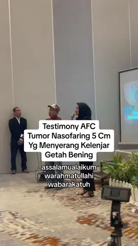 Tumor Nasofaring 5 cm yang menyerang kelenjar getah bening 📍📍📍