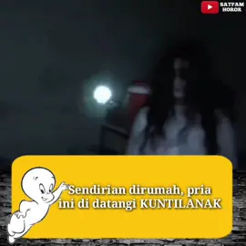 JANGAN SENDIRIAN DI RUMAH !! #penampakan #hantu #seram #horor #tiktokhoror #scaryvideos #horror #creepy #satpamhoror 