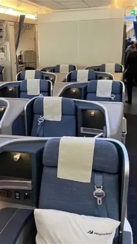 Embracing the premium comfort and service aboard Philippine Airlines Business Class ✈️🌟 #FlyPAL #LuxuryTravel