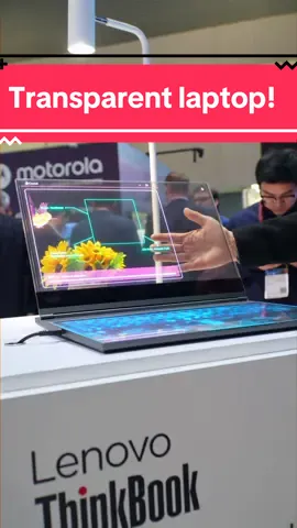 World’s FIRST transparent laptop! Lenovo made a laptop with 2 see through displays with pen support for artists and architects. Would you use this technology? #tech #technology #lenovo #laptop #transparent 