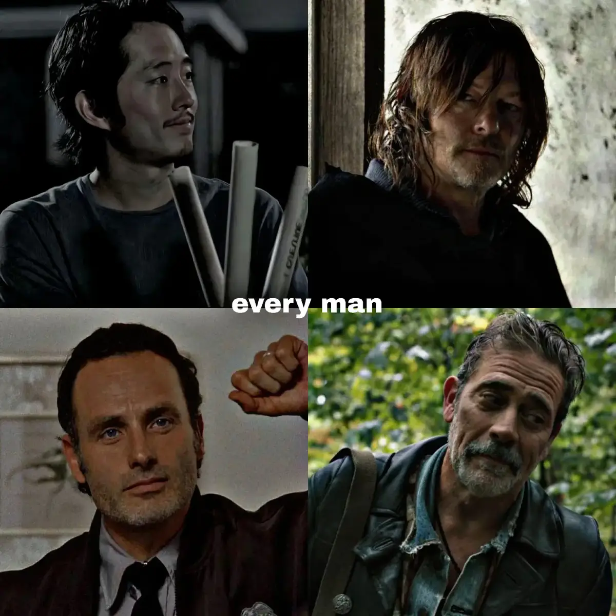 #_twdqw_ #rickgrimes #negansmith #daryldixon #glennrhee #man #thewalkingdead #cry 