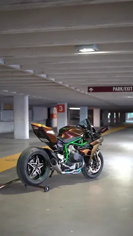 Gold Ninja H2 !!!! 😮‍💨🥵🥵 #h2 #h2r #kawasakih2 #ninjah2 #fyp #kawasakininjah2 #bikelife #tinybotvinyl 
