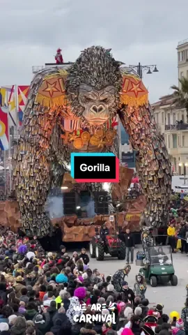 Iconic gorilla of the viareggio carnival 🎭 #wearecarnival #carnevalediviareggio 