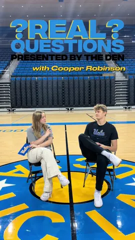 In this week’s episode of Real Questions, men’s volleyball player Cooper Robinson talks his name, last years natty, and hating U$C. The Bruins take on that school across town tomorrow at 5:00 P.M. in Pauley Pavilion. There will be 500 blue pom poms for the student section. WEAR BLUE and BE LOUD. 