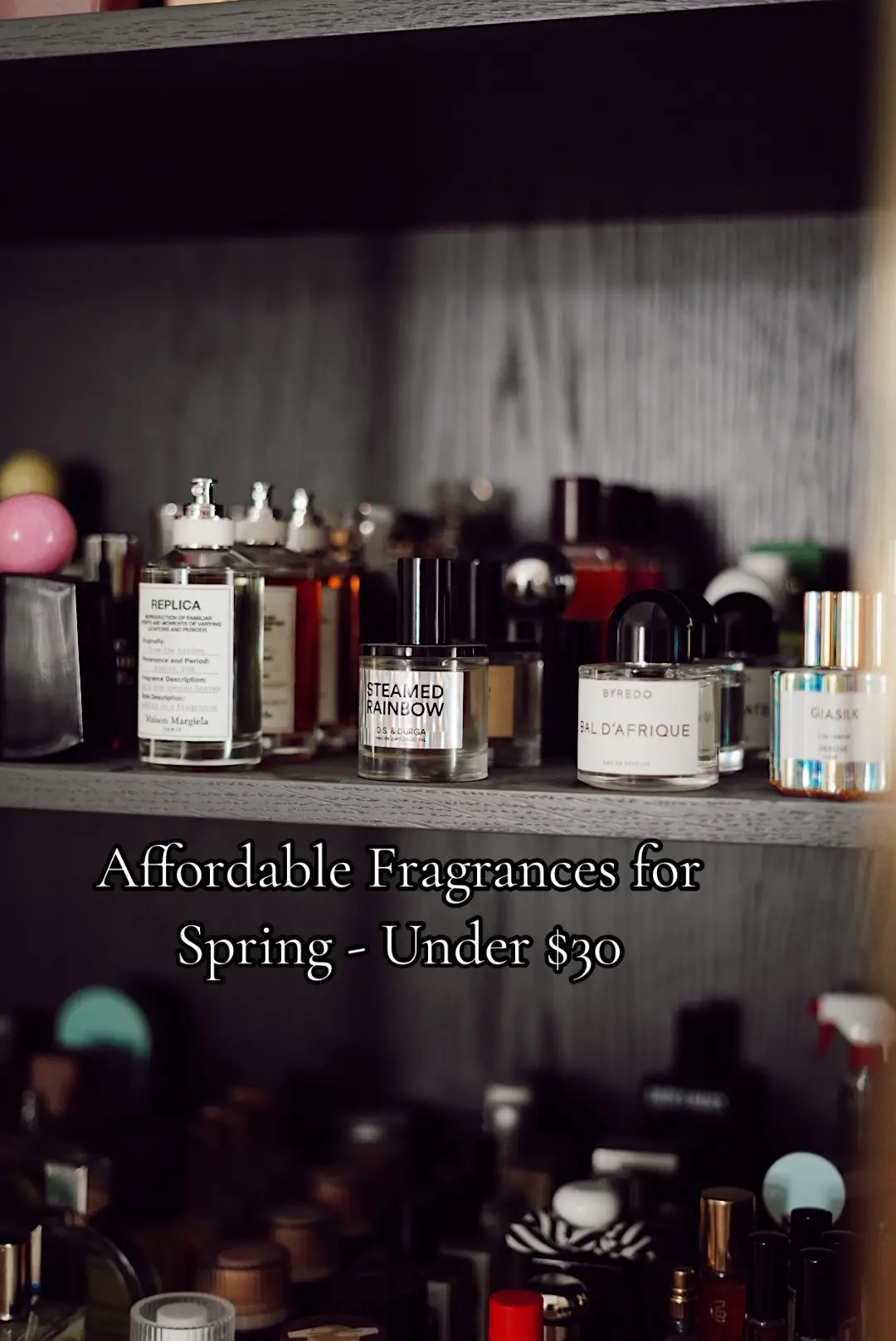 Some of my picks when it comes to affordable scents. #springperfume #affordableperfume #affordablefragrances #perfumetok 