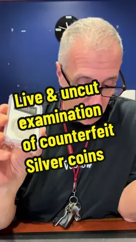 John takes a look at something very scary. These are counterfeit silver coins. As you can see, basically anything can be faked so its important to have knowledge on any given tradeable good to prevent getting scammed. #rolex #watches #luxury #entrepreneur #busines 