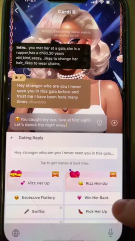 #stitch with @Talkie AI Trying to Rizz your ai date up? 😉 #aichat #crush #rizz #pickup #pickuplines #rizzgod 