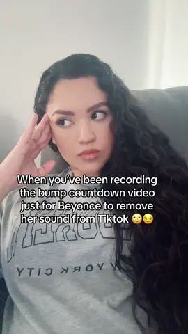 Beyonce, you couldn’t wait until I got to post it? Damn 😭 #fyp#relatable#bumpcountdown#pregnancycountdown#countdown#countdownchallenge#pregnant#pregnantlife#pregnanttiktok#pregnanttok#embarazo#trending#trendingsound 