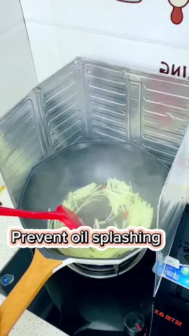 Oil baffle Can be used multiple times #kitchensupplies  #Preventoilsplash  #kitchen  #Home 