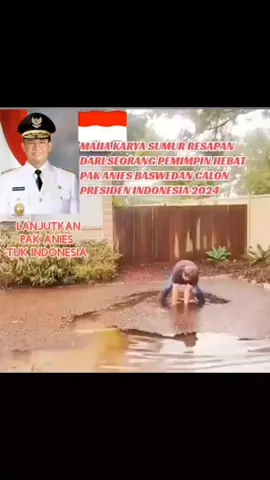 sumur resapan banjir di Jakarta #anisbaswedan #pfypシ #indonesia🇮🇩 