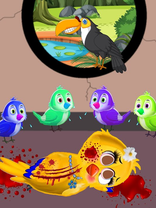 Sad Bird Story #cartoon #cartoonnetwork #kidscartoon #videoforkids #fyp #cartoons