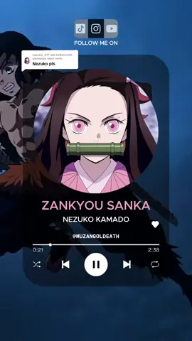 @nezuko_.477 adlı kullanıcıya yanıt veriliyor Nezuko Kamado - Zankyou Sanka (Demon Slayer Opening 3) [AI Cover] voice model owner @fries🍟  #aicover #ai #knyopening3 #demonslayerop3 #zankyousanka #fyp #fypシ #zankyou #ds #demonslayer #kimetsunoyaiba #kny #nezuko #nezukokamado #kamado #kamadonezuko #nezukochan 