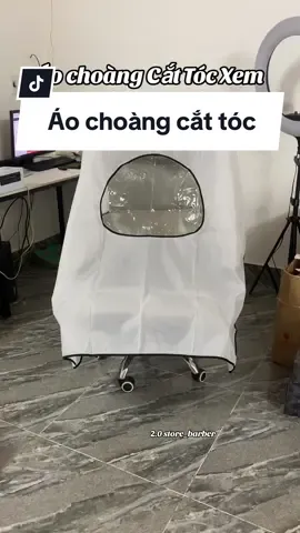 Áo choàng cắt tóc xem điện thoại bản to 1m6 chất liệu vải thoáng mát chống nước tốt giá cực tốt trong giỏ hàng #aochoangcattoc #aochoangxemdienthoai #cattoc #khancattoc #aocattoc #aobarber 