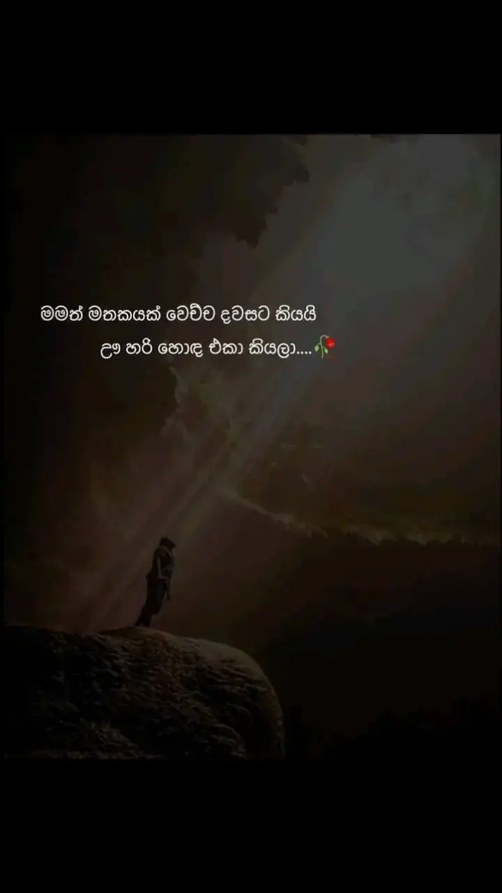 #අනිවාරෙන්ම_දවසක_හිතෙයි🙄 #like #sinhalatiktok #yrp #viral #👀 #😞💔🥀 #srilankantiktok_නුවර_අහස_යට🌹 