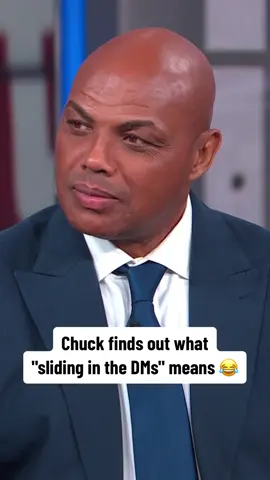 Chuck is still finding out how IG works. 😂☠️ [via @NBA on TNT]