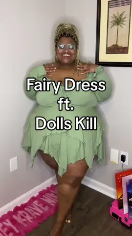 PLUS SIZE FAIRY 🧚🏾‍♀️🍄 ft. @Dolls Kill #fairy #fairydress #dollskill #plussizefashion #plussizemodel #biggirlfashion #itgirl 