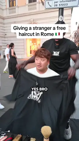 덕분에 내 친구 🇰🇷 #barber #korea #italy 