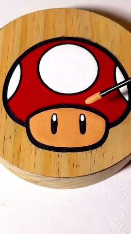 Mario Mushroom #satisfying #painting #asmr #nintendo 