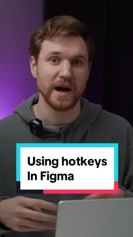 Speed up your design process by using hotkeys #figma #uxui #uxdesign 