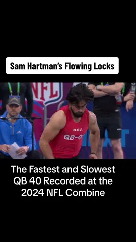 Sam Hartman 40 #trending #nfl #nflcombine #samhartman #nfldraft #nfldraft2024 #nflcombine2024 #sports #football #rookie 